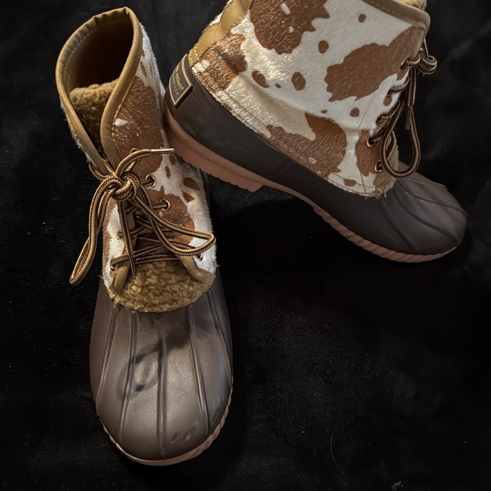 Simply Southern Brown and Tan Winter Boots